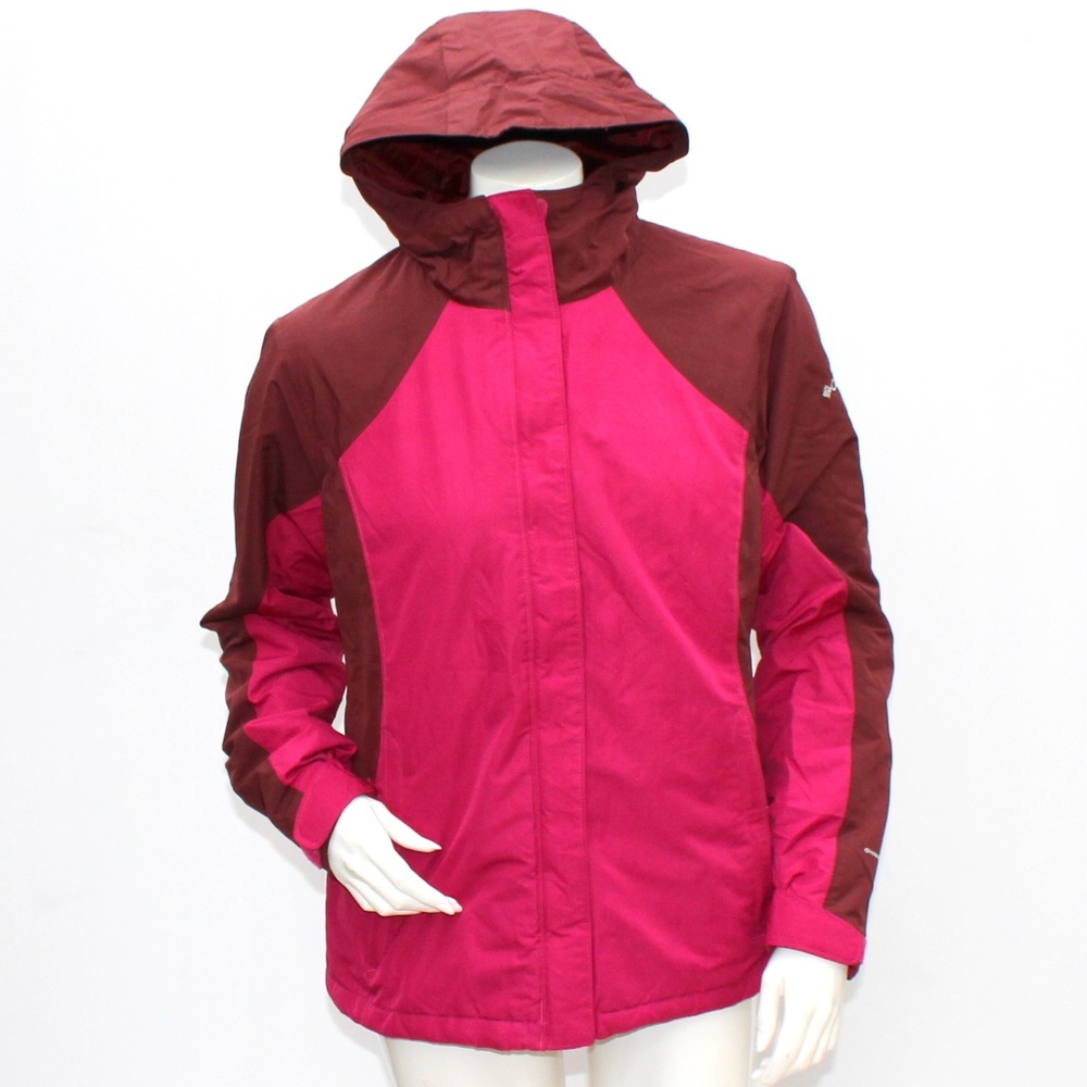 Columbia Omni Shield Hooded Jacket Womens Sz Med